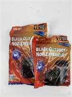 (12) 77 Liter Outdoor Trash Bags- New