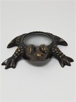 Vintage Brass Frog Magnifier