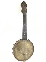 1920s Vintage 4-String Banjo w/ Handwritten Names+