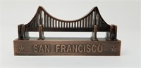Vintage Metal Golden Gate Bridge Pencil Sharpener