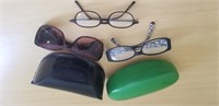Assorted Glasses in Cases