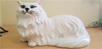 Ceramic White Cat