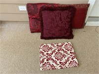 Throw Pillows and Table Runner