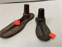 Heavy Wrought Iron Shoe Lasts/Cobblers Forms