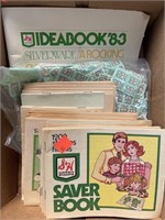 Vintage G & H Green Stamps W/Saver Books