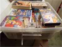 VHS Tapes, mostly family, children (35+)