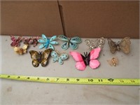 Butterfly Pins / Brooches (10)