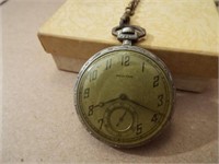 Waltham 15 Jewel Pocket Watch, Chain