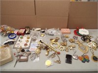 Variety - Scarf Clips, Jewelry Parts, Etc
