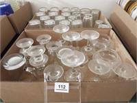 Glasses, Stemware - Variety - 2 boxes