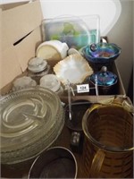 Dishes, mostly Glass - Variety - 3 boxes