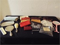 Billfolds, Dresser Set, Bags - 1 box