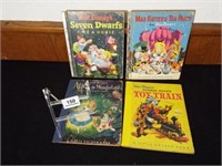 1950's Disney Little Golden Books (4)