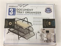 New Greenco 3 Tier Document Tray Organizer