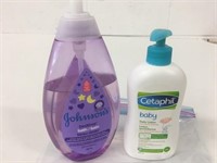 Johnson's Bedtime & Cetaphil Baby Lotions