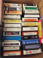 8-Track Tapes - Variety - 2  boxes