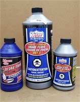 2 Lucas Brake Fluid & 1 Kleen-Flo Brake Fluid