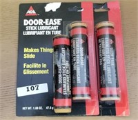 3 Door-Ease Stick Lubricants