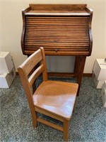 Child's School Desk with Chair