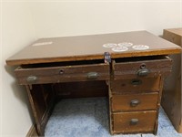 Small Vintage Wood Desk