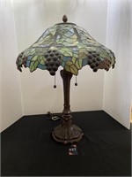 23" Grape Tiffany  Style Lamp