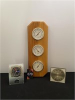 Barometer, Clock & Thermometers