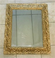 Gilt Framed Hanging Mirror.