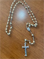 Vintage Rosary Marked Sterling