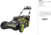 Ryobi 40V Brushless 20 in. Self-Propelled Mower