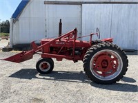 Farmall H Tractor With Loader