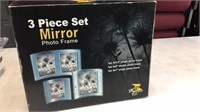 3 piece mirror picture frame set