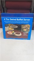 4 Tier Swivel Buffet Server