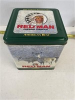 1995 Limited Edition Red Man Tin