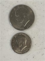 1766-1976 IKE Dollar and Kennedy Half