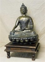 Bronze "Calling Earth to Witness" Buddha.