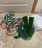 Christmas cords and Candy Cane Lights