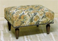 Louis XVI Style Upholstered Footstool.