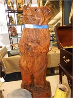 3 FT HAND CARVED BEAR STATUE