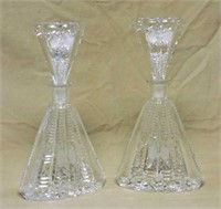 Early American Pressed Glass Decanters.