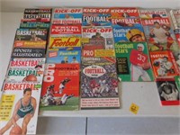 1950s sport magazines -see description