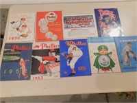 Phillies1950s; Braves 1957 & Yankees 59 yearbooks