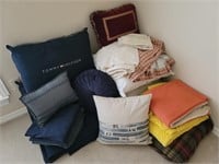 Linen Lot of Blankets, Pillows, and Sheets