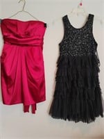 (2) Formal Short Ladies Couture Dresses