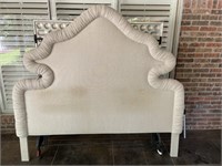 King Moroccan Style Fabric Wrapped Headboard