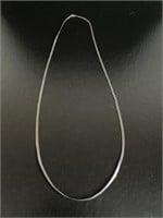 925 Silver Chain Necklace marked 925 Italy total