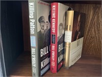 Patton, Kennedy, & George W Bush-in 1 lot of books