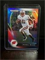 Rare 2021 Russell Wilson Red, White & Blue Prizm