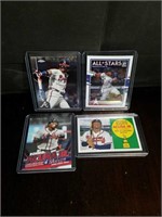 (4) Ronald Acuna Jr. Baseball Cards