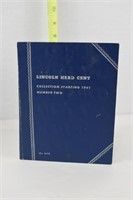 LINCOLN CENT BOOK FULL 1941-1965