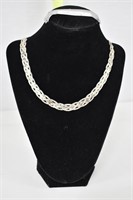 HEAVY STERLING SILVER NECKLACE